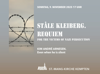 Konzert am 9. November 2025, 17.00 Uhr, St.-Mang-Kirche: Ståle Kleiberg, Requiem